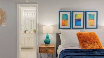 Desk, iron/ironing board, travel cot, free WiFi