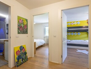 2 chambres, lit parapluie, Wi-Fi gratuit