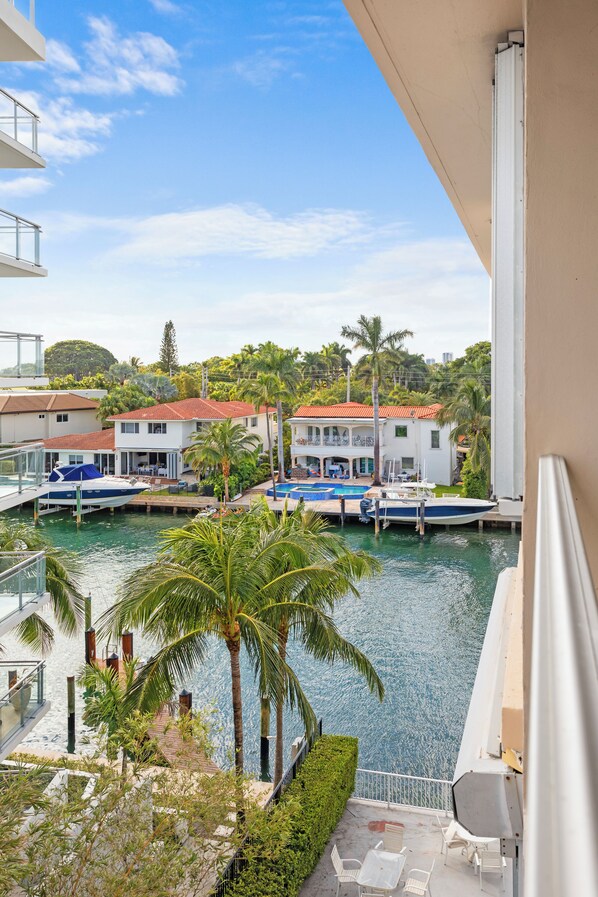 Uitzicht vanuit accommodatie