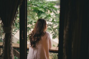 Bungalow – comfort, fjellutsikt | 1 soverom, individuelt dekorert, individuelt innredet og skrivebord