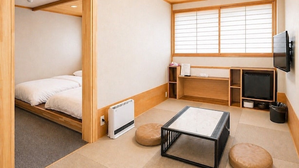 Luxury Twin Room, Slope side | Living area | TV, heated floors - ZaoSunvalley Hotel (Yamagata)