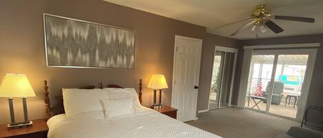 2 slaapkamers, een strijkplank/strijkijzer, wifi, beddengoed