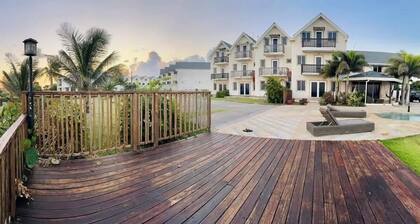 3-bedroom Oceanview villa in marvelous Crown Point Tobago with pool, WiFi, AC