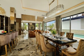 Villa, 4 Bedrooms, Private Pool | Private kitchen