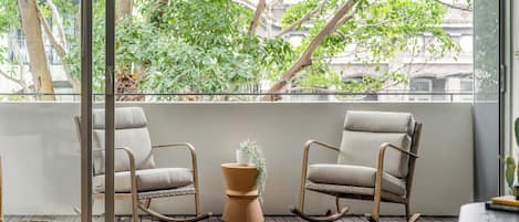 Appartement, 1 chambre, balcon | Balcon