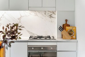 Apartment, 1 Bedroom, Balcony | Private kitchen