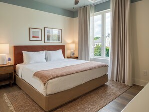 4 bedrooms, travel crib, free WiFi, bed sheets