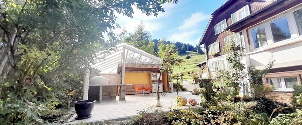 Ferienhaus, 6 Schlafzimmer, Balkon, Gartenblick | Garten