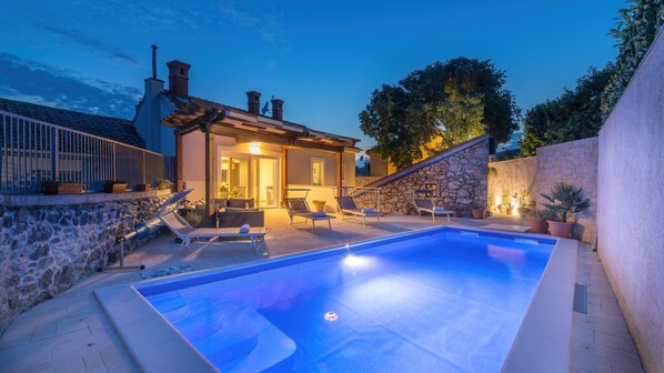 Piscine chauffée