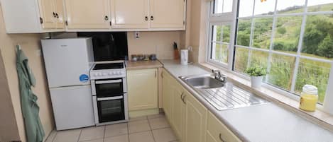 Dishwasher, electric kettle, toaster, cookware/dishes/utensils