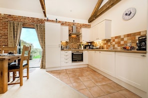 Fridge, dishwasher, electric kettle, toaster
