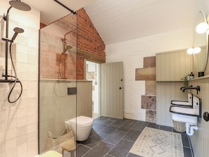 Shower, hair dryer