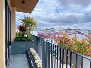 Luxury-Doppelzimmer, Balkon, Stadtblick