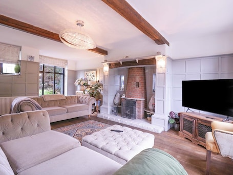 Fireplace. Home by the Sea