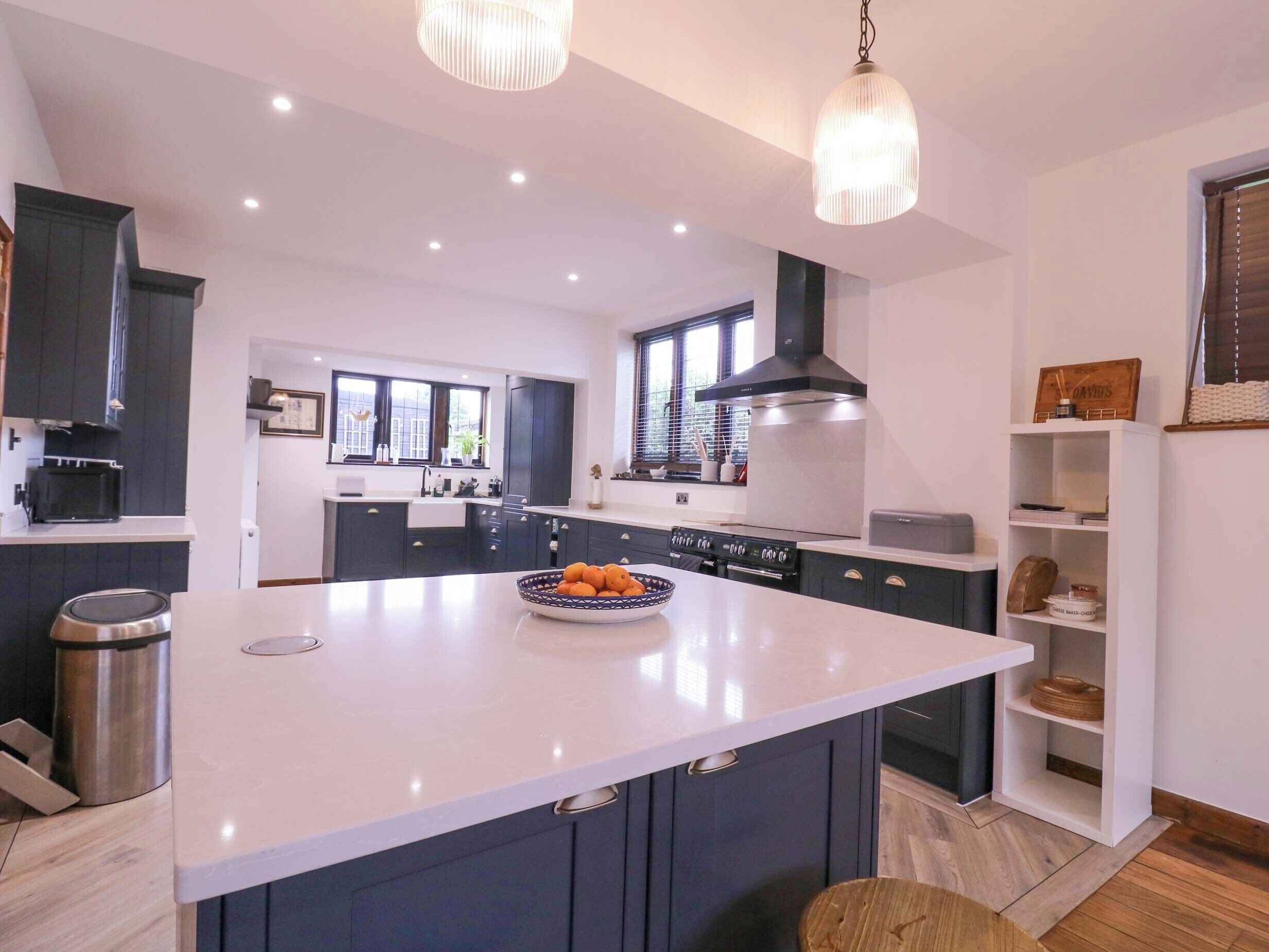 Fridge, dishwasher, electric kettle, toaster