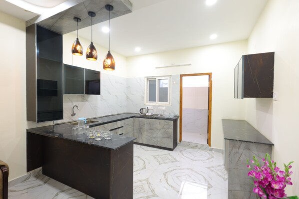 Apartment, 2 Bedrooms | Private kitchen - SBHS Homestay - Vrushabadri (Tirupati)