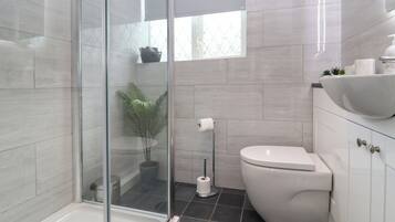 Shower, hair dryer