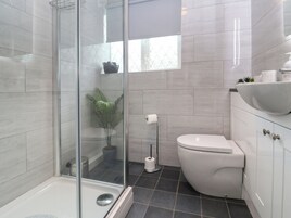 Shower, hair dryer