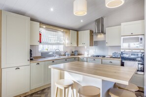 Fridge, dishwasher, electric kettle, toaster