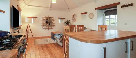 Fridge, dishwasher, electric kettle, toaster