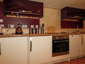 Fridge, dishwasher, electric kettle, cookware/dishes/utensils