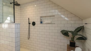 Shower, hair dryer