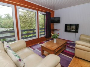 Living area - Lodge 5 - "hawthorn" (Isle of Arran)
