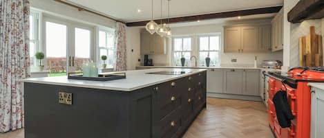 Fridge, dishwasher, electric kettle, toaster