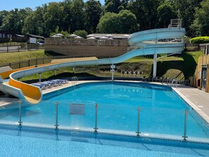 Indoor pool, outdoor pool - Lodge 32 - Cowslip (Newton Abbot)
