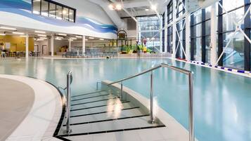 Indoor pool, outdoor pool