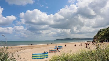 Vlak bij het strand