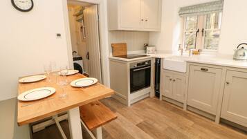 Fridge, dishwasher, electric kettle, toaster