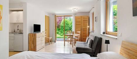1 Schlafzimmer, kostenloses WLAN, BettwÀsche