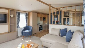 Living area - Juniper Lodge (Whitby)