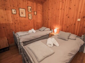 3 habitaciones, decoración personalizada y muebles diferentes