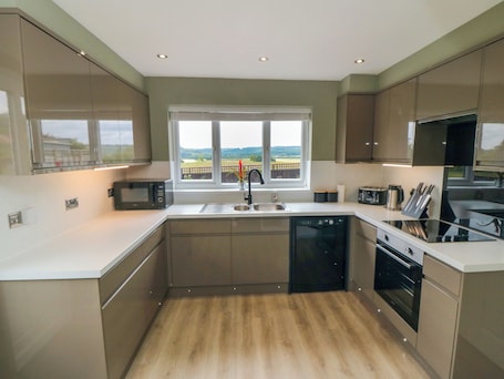 Fridge, dishwasher, electric kettle, toaster. Temple Hill View