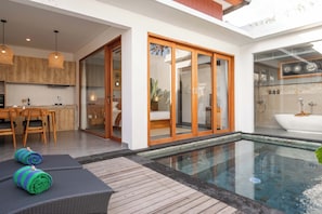 Terrace/patio - Bila De Ubud Villas (Ubud)