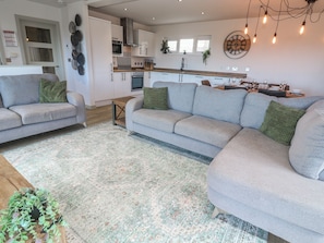 Ferienhaus | Wohnbereich | Kamin