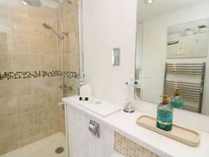 Shower, hair dryer