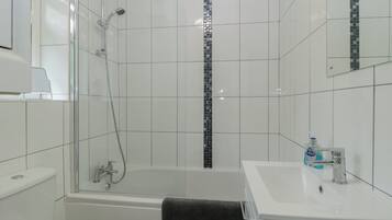 Shower, hair dryer