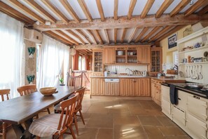 Fridge, dishwasher, electric kettle, toaster