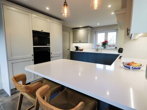 Fridge, dishwasher, cookware/dishes/utensils - The Elterwater Barn (Workington)