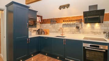 Fridge, dishwasher, electric kettle, toaster
