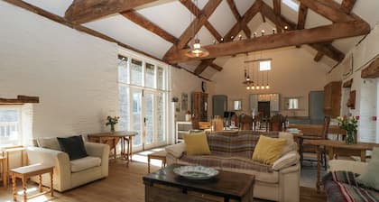 White Haywood Barn