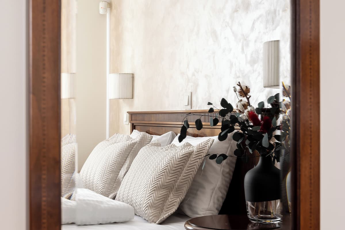 Classic-værelse - balkon - bjergudsigt | Premium-sengetøj, Select Comfort-senge, minibar, pengeskab på værelset