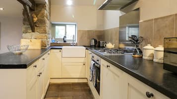 Fridge, dishwasher, electric kettle, toaster