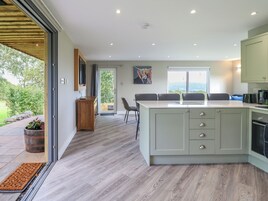 Fridge, dishwasher, electric kettle, toaster