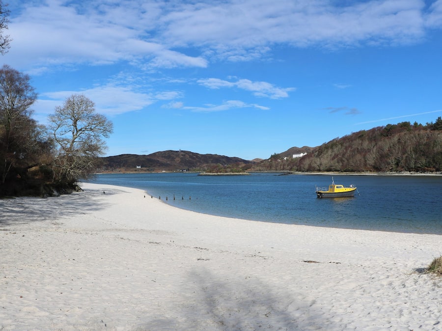 Vlak bij het strand