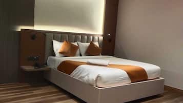 Camera Deluxe con letto matrimoniale o 2 letti singoli, vista città | Vista dalla camera