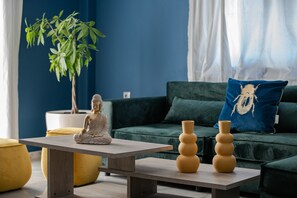 Villa | Living room - Villa by Platanes Beach (Rethymno)